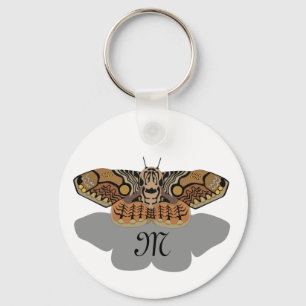 Brahmin Moth Monogram Sleutelhanger