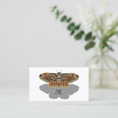 Brahmin Moth Monogram Visitekaartje (Staand voorkant)