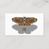 Brahmin Moth Monogram Visitekaartje (Voorkant)