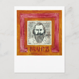 Brahms briefkaart