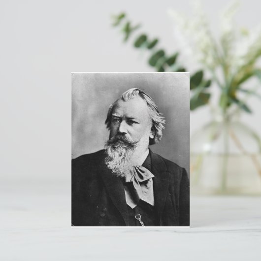 brahms briefkaart (Staand voorkant)
