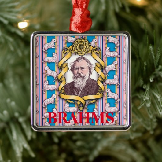 Brahms Lullaby Metalen Ornament (Boom)