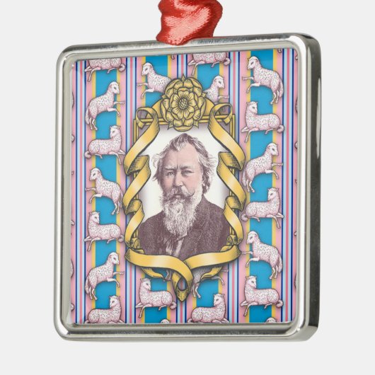 Brahms Lullaby Metalen Ornament (Links)