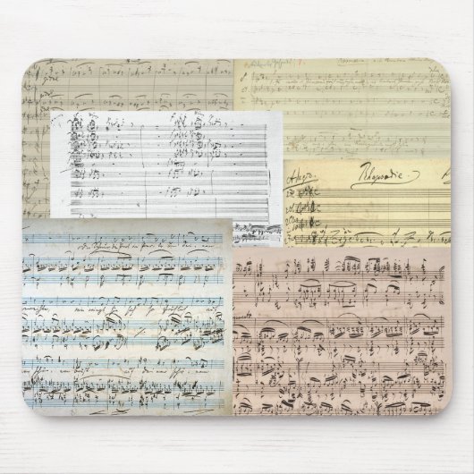 Brahms Music Manuscripts Muismat (Voorkant)