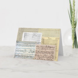 Brahms Muziek Manuscripts Kaart