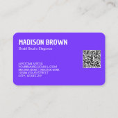 Braid Salon Custom QR Visitekaartje (Achterkant)