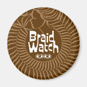 Braid Watch Fridge Magnet (Voorkant)