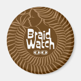 Braid Watch Fridge Magnet