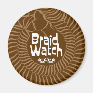 Braid Watch Fridge Magnet