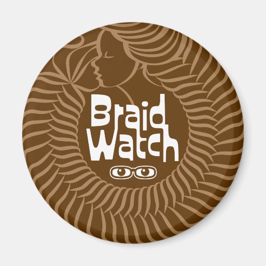 Braid Watch Fridge Magnet (Voorkant)