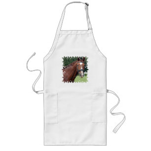 Braided Horse Mane Long Apron Lang Schort