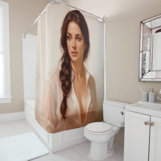 Braided Serenity Douchegordijn (In situ)