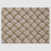 Braided Thread Knit Texture – Warm Beige (3) Tissuepapier (Voorkant)