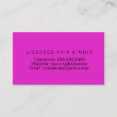 Braiding Hair Studio Salon Braids Visitekaartje (Achterkant)