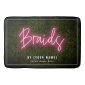 Braids Neon Boxwood Hair Salon Cosmetoloog Badmat (Voorkant)