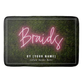 Braids Neon Boxwood Hair Salon Cosmetoloog Badmat