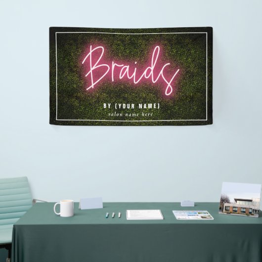 Braids Neon Boxwood Hair Salon Cosmetoloog  Spandoek (Beurs)