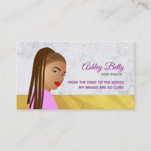 Braids Slogans Visitekaartjes
