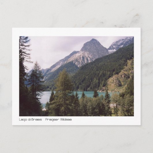 Braies Briefkaart (Voorkant)