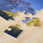 Braies Lake | Dolomiet Alpen, Italië Legpuzzel (Zijkant)