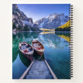 Braies Lake | Dolomiet Alpen, Italië Notitieboek (Achterkant)