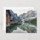 Braies reflectie briefkaart (Voorkant / Achterkant)