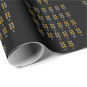 Braille Alphabet Blind Art Cadeaupapier (Rol Hoek)