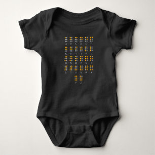 Braille Alphabet Blind Art Romper
