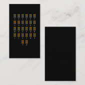 Braille Alphabet Blind Art Visitekaartje (Voorkant / Achterkant)