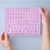 Braille Alphabet Flyer (Hand)