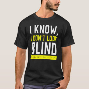Braille Blind Awareness Visual Impayed Disabili T-shirt