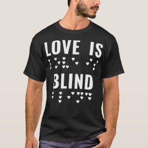 Braille Blinde Visueel Gehandicapte Krijgt Valenti T-shirt