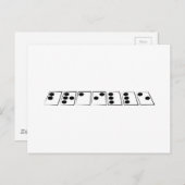 braille briefkaart (Voorkant / Achterkant)