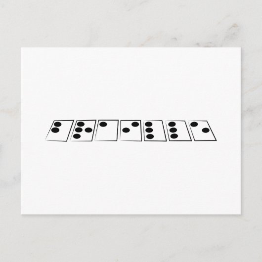 braille briefkaart (Voorkant)