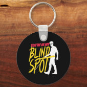 Braille Gezichtsstoornis Blinde vlek Blinden Sleutelhanger (Voorkant)