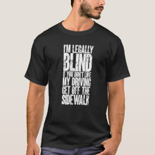 Braille Hart Visueel Gehandicapt Blindenbewustzijn T-shirt