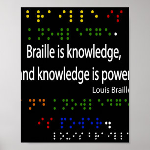Braille is kennis poster