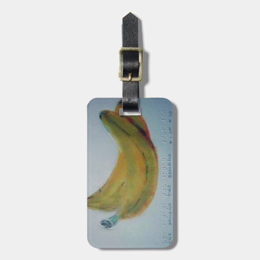 Braille-kaart #2 bagagelabel (Voorkant verticaal)