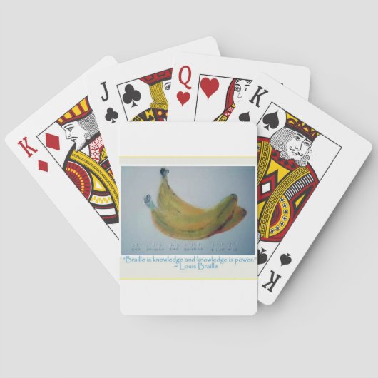 Braille-kaart #2 pokerkaarten (Achterkant)