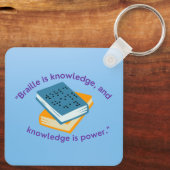 braille sleutelhanger (Achterkant)