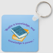 braille sleutelhanger (Achterkant)