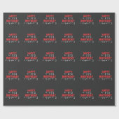 Braille Stippen - Happy Birthday t-shirt Blind Cadeaupapier (Vlak)