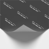 Braille Stippen Je voelt me braille letters Blind Cadeaupapier (Hoek)