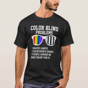 Braille Supply Awarenes Blindness Color Blind Prob T-shirt