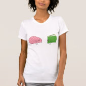 Brain <3 Boek T-shirt (Voorkant)