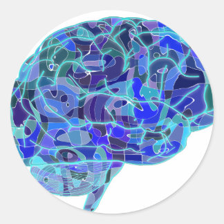 Brain-951874.png Ronde Sticker