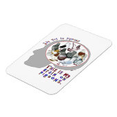 Brain aan duiven magneet (Linkerzijde)