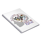 Brain aan duiven notitieboek (Rechterzijde)