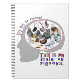 Brain aan duiven notitieboek (Voorkant)