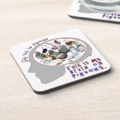 Brain aan duiven onderzetter (Linkerzijde)